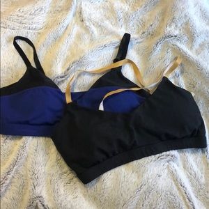 Two Fabletics bras!
